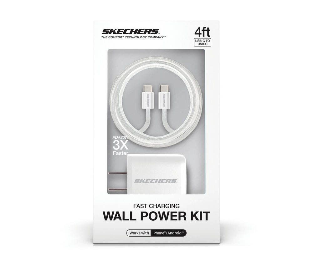 Skechers- Clothing 20W USB-C Wall Charging Kit